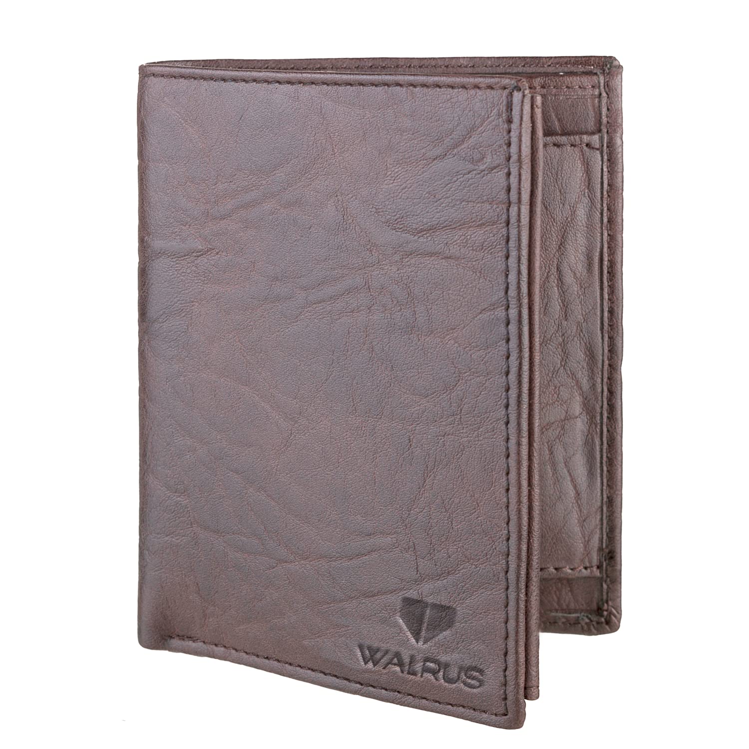 walrus Max Vegan Leather Wallet | Brown | Book Style | RFID Protection | Men's Wallet | Nature-Friendly | 6 Card Pockets - Wallet for Men, Men’s Purse for Gift-picture-25