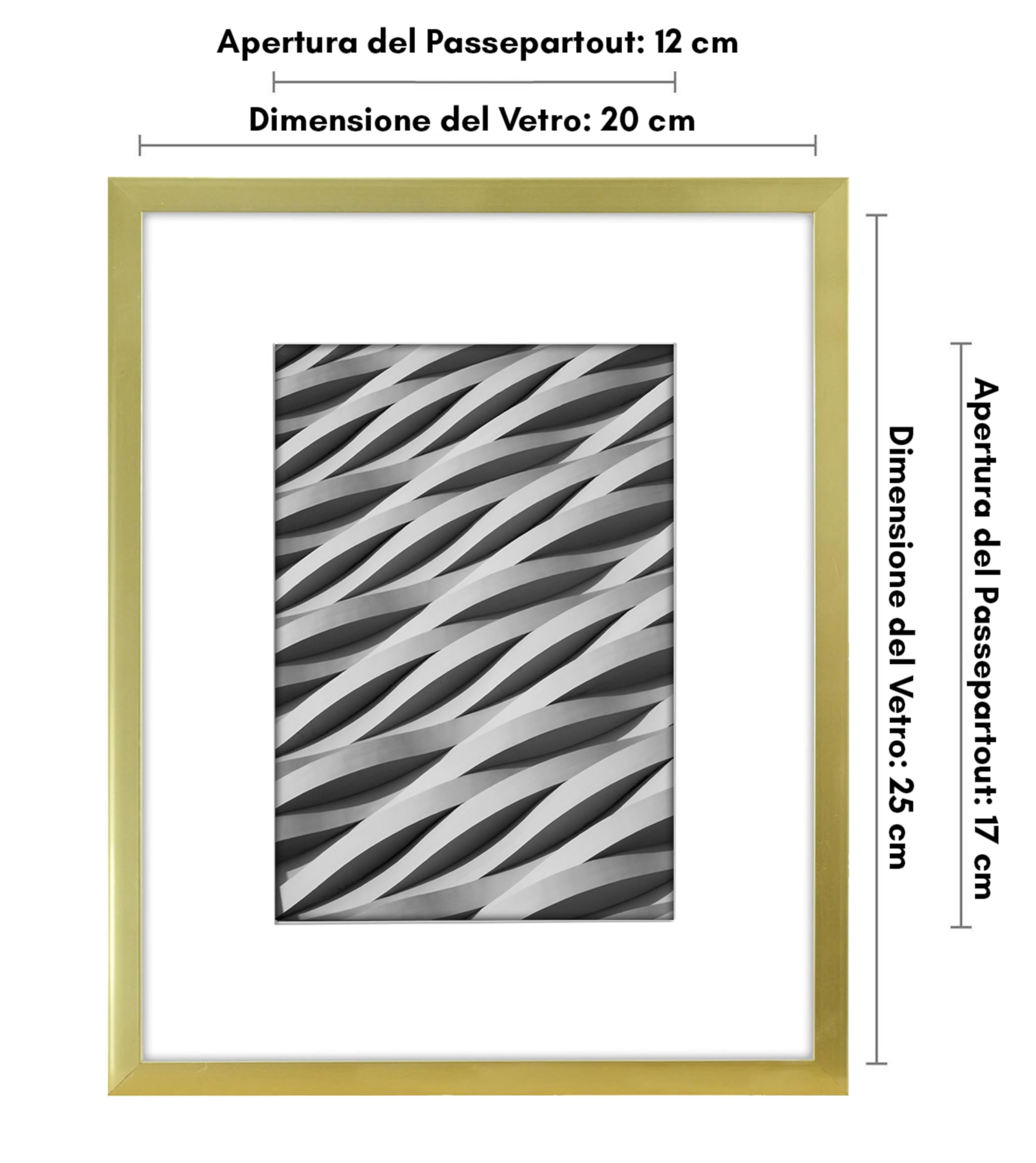 Cornice Portafoto In Metallo 9x13 Cm (3.5x5') | Vetro Temperato HD E Retro In Velluto | Sottile Decorazione Con Perline | Da Tavolo O Da Parete - 3