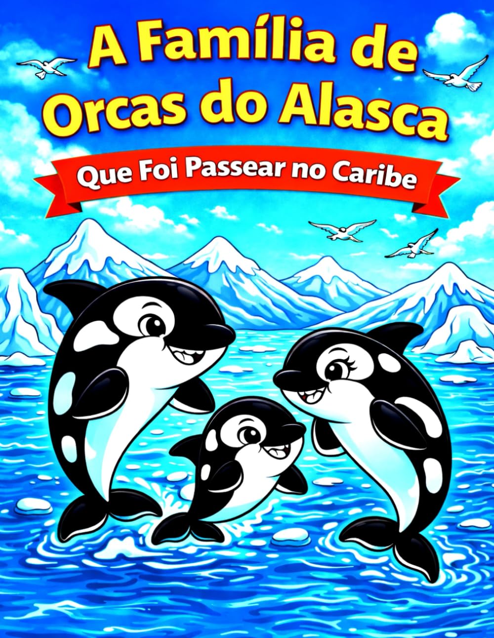 A Família de Orcas do Alasca: Que Foi Passear no Caribe: 9 (Coleção Aventuras no Fundo do Mar)