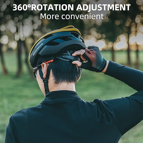 Miniatura 5 de ROCKBROS Casco de bicicleta para adultos, casco de bicicleta para hombres y mujeres, cascos de bicicleta ligeros para adultos, casco de ciclismo,