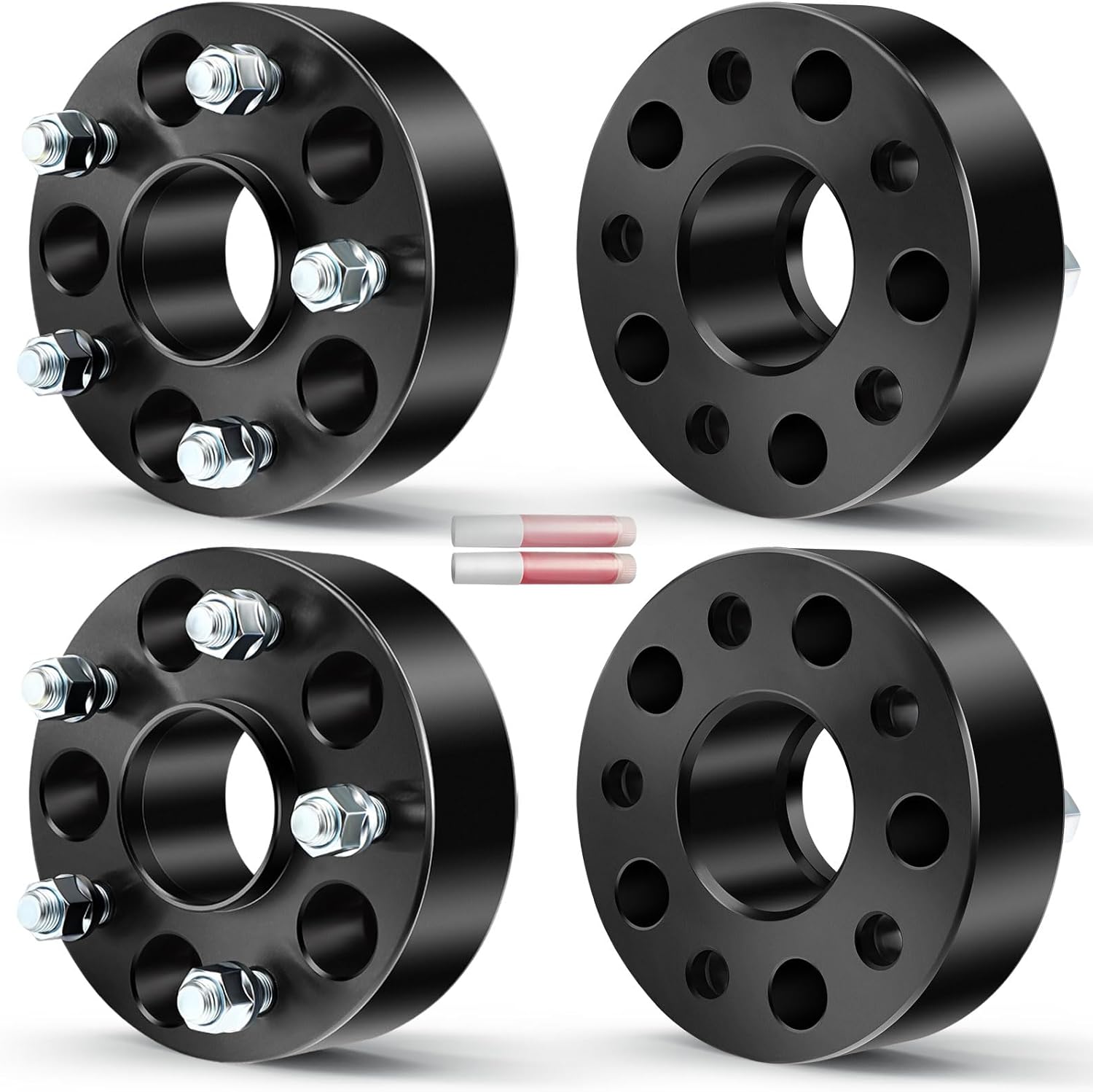 OCPTY 4pcs 5x4.75 Wheel spacers 2" Bore 66.9mm Studs 14x1.5 5Lug Wheel Spacers Hubcentric Fit for Camaro 2010-2019, for Equinox 2010-2017, for Impala 2014-2019, for Malibu 2016-2016 Wheel Spacers