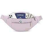 MAXTOP Large Crossbody Fanny Pack with 4-Zipper Pockets,Gifts for Enjoy Sports Festival Workout Traveling Running Casual Hands-Free Wallets Waist Pack Phone Bag Fits All Phones