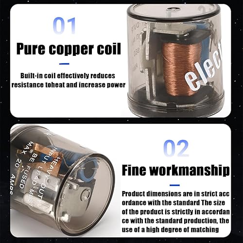 Miniatura 5 de zipelo Relé de intermitente electrónico de 2 pines, 2 unidades de 12 V LED de señal de giro para automóvil, relé intermitente redondo, bombillas de