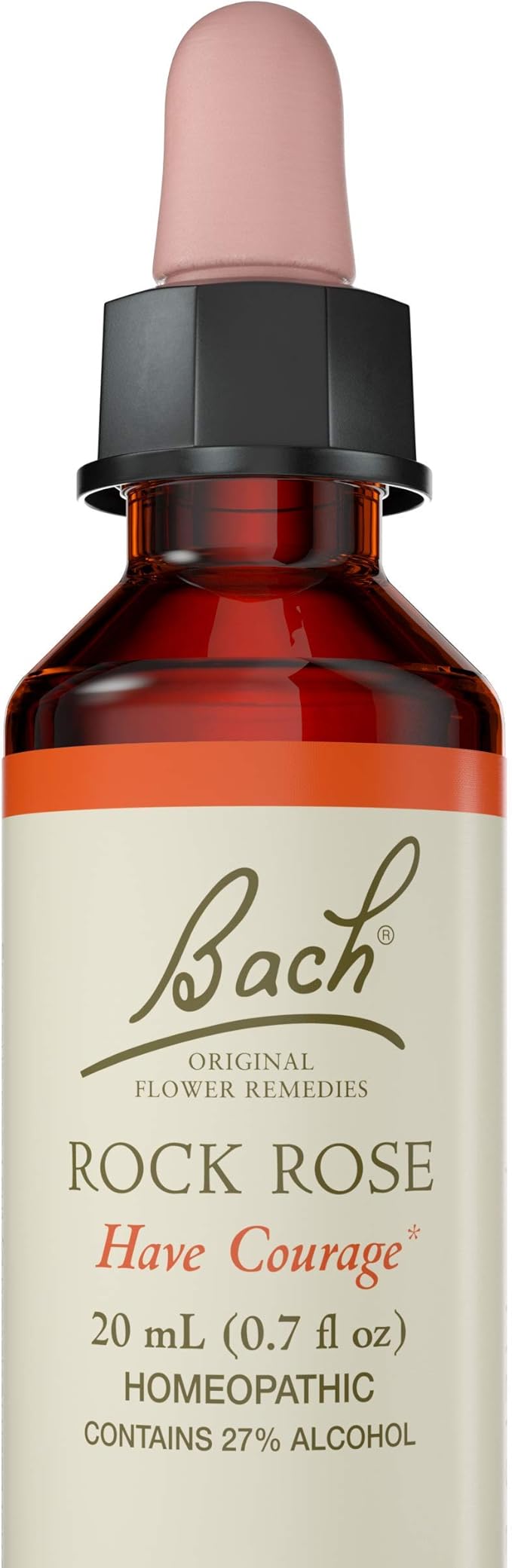 Amazon Com Bach Original Flower Remedy Dropper 20 Ml Flower Essence Rock Rose 0 7 Fl Oz Health Personal Care