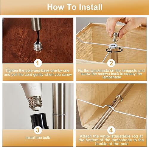 Miniatura 8 de GyroVu RGBW - Lámpara de pie de 65 pulgadas para sala de estar, lámpara de pie LED que cambia de color, lámpara de pie de esquina alta con control