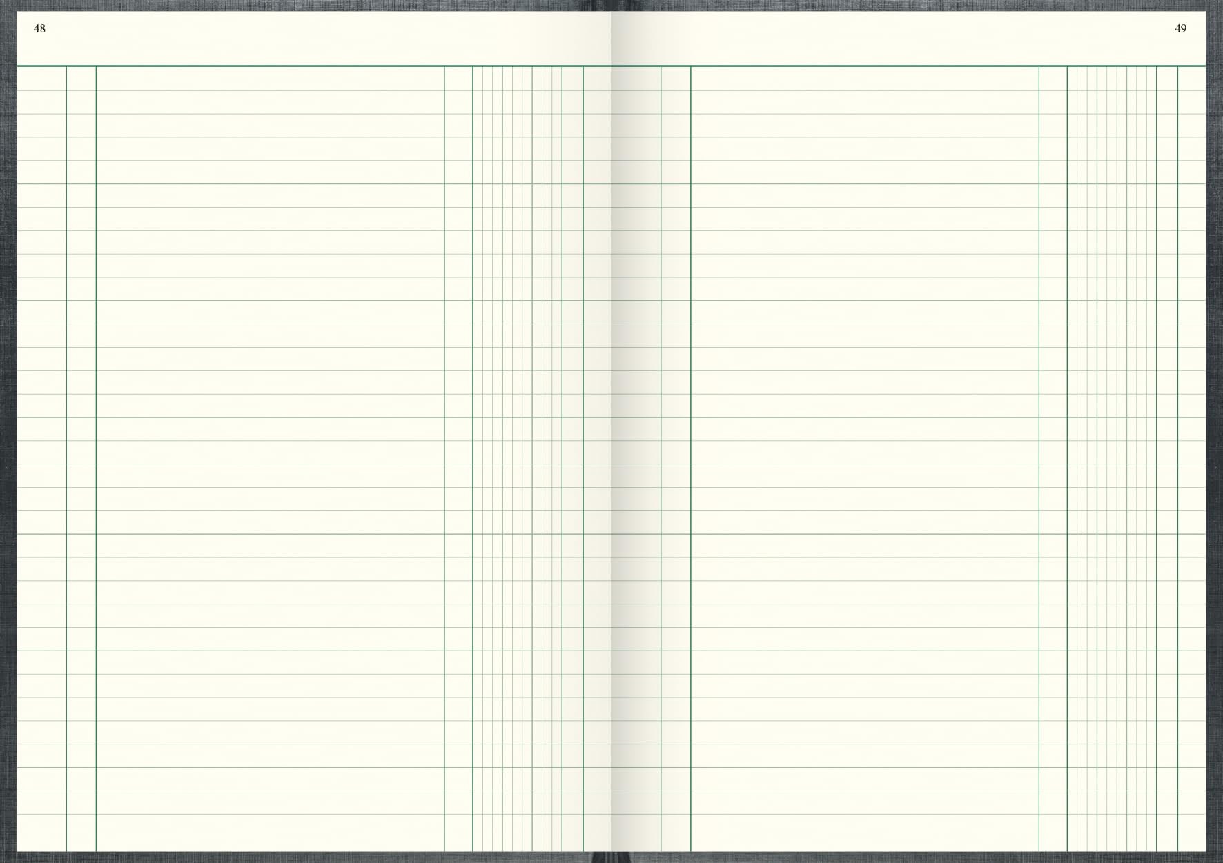 König und Ebhardt König & Ebhardt 8614422 Spaltenbuch (Spaltenbogen, 1 Spalte, A4, 210 x 297 mm, 96 Blatt) hellblau