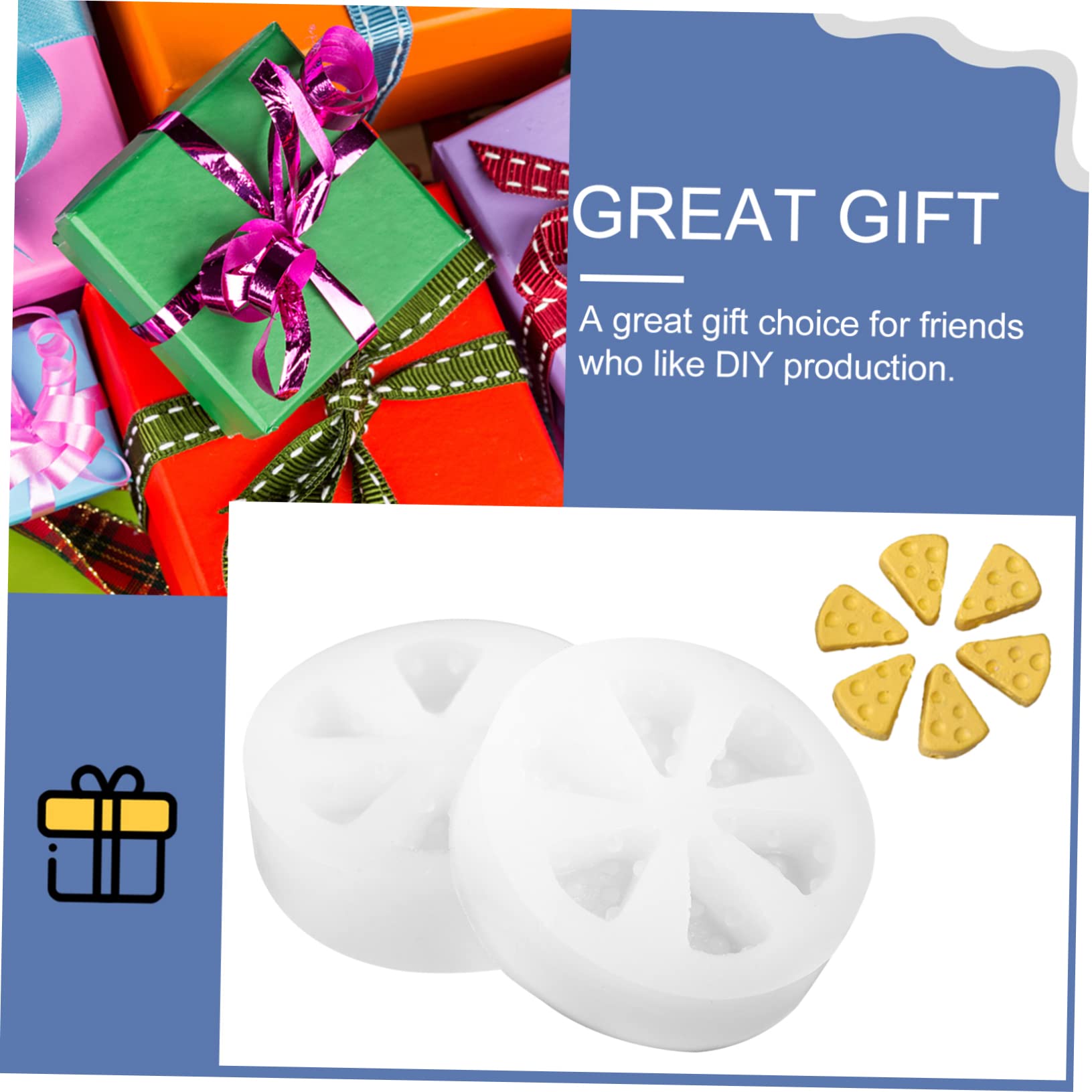 jojofuny 6 Set Stampo Silicone per Forme per Dolci Cioccolatini E Fatte Mano Materiale E Antiadherente per Creazioni Artigianali Cucina 2 Pezzi*6