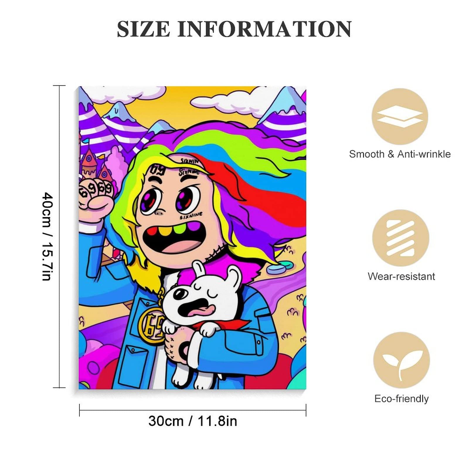 Amazon.co.jp: 6IX9INE アートパネル 絵画 油絵 インテリア オシャレ