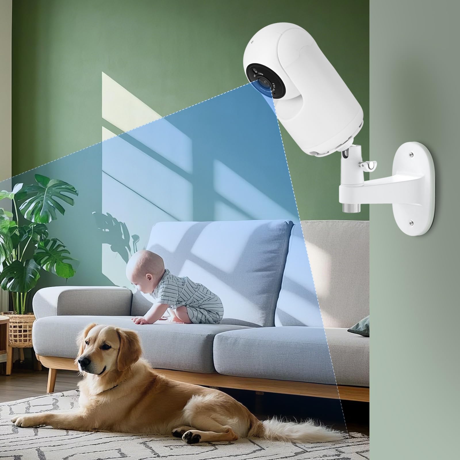 Baby Monitor Mount Baby Monitor Wall Shelf, Floating Camera Stand