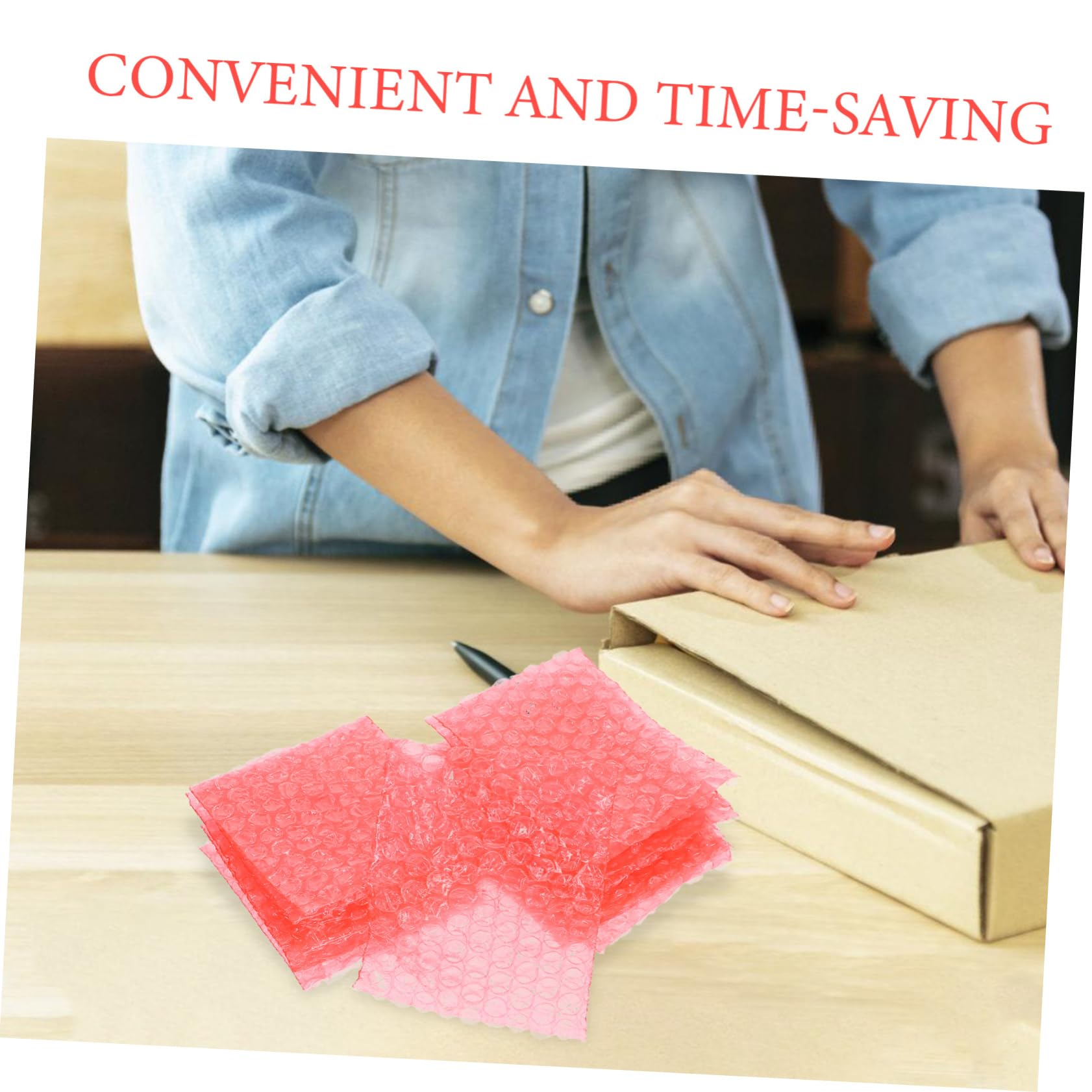 ULTECHNOVO 400pièces Pochettes à Bulles Protectrices Antistatiques Idéales Pour Expédition Déménagement Et Des Objets Fragiles Rembourré Portable Et