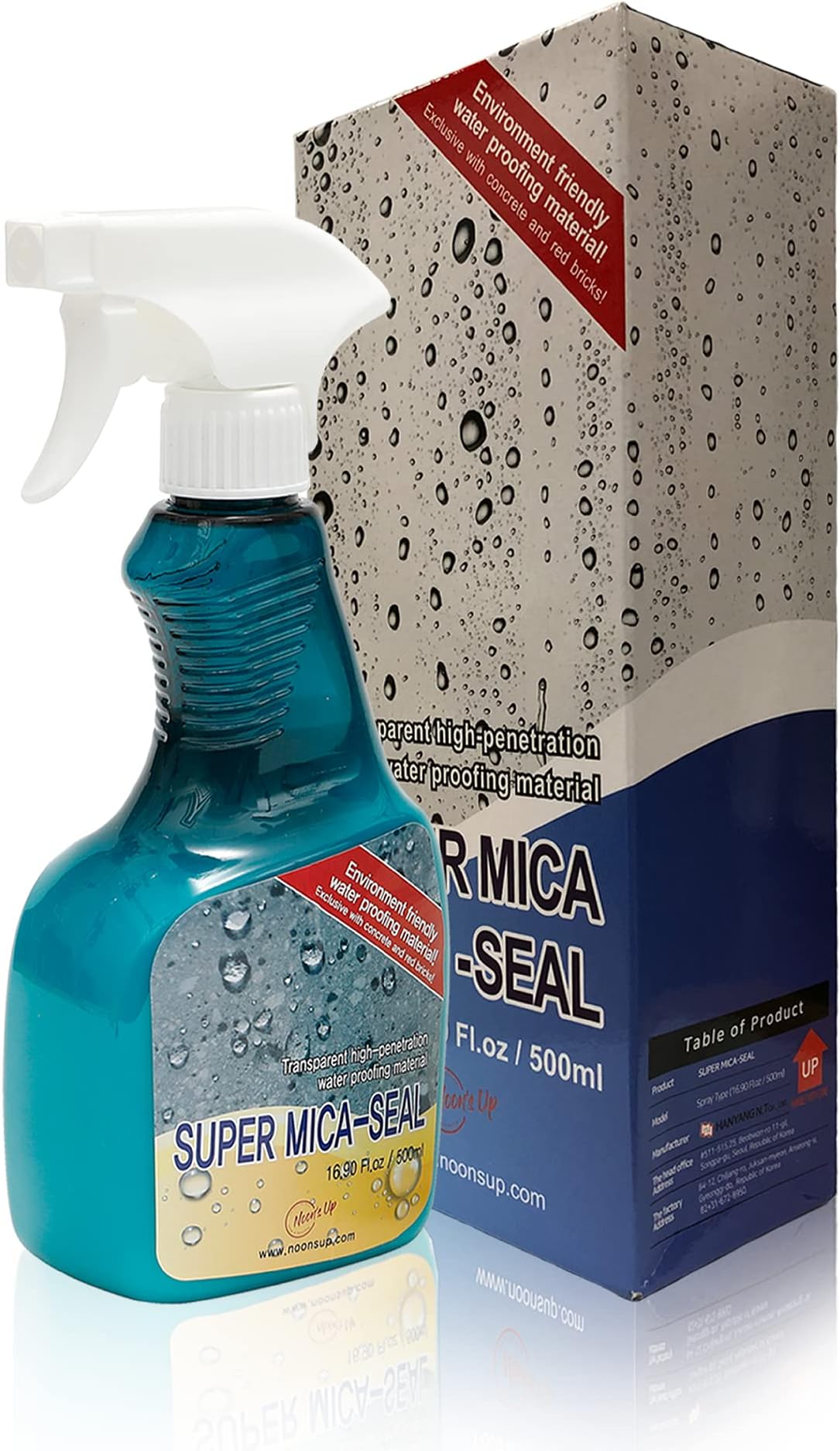 Super MICA-Seal (500ml) Spray Sealant Waterproof - Cement Sealer, Bird Bath, Concrete Sprayer, Brick, Tile