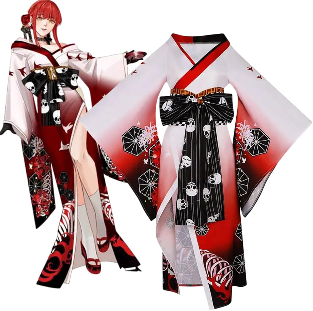 Amazon.co.jp: [タシュ] チェンソーマン マキマ コスプレ衣装 浴衣