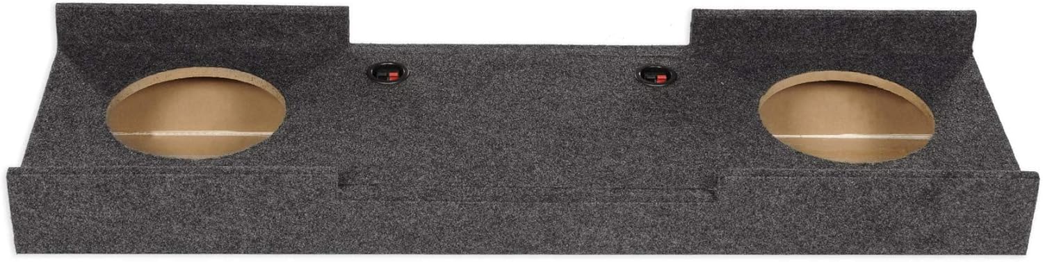 Rockville REC13 Dual 10" Subwoofer Enclosure Box, Downfire Design, High-Grade MDF, Premium Carpet, for 2007-2013 GMC/Chevy Sierra/Silverado Crew Cab Audio Enthusiasts