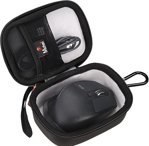 Mchoi Funda rígida portátil para mouse inalámbrico Logitech MX Master 3 Master 3S MX Master 2S, solo funda
