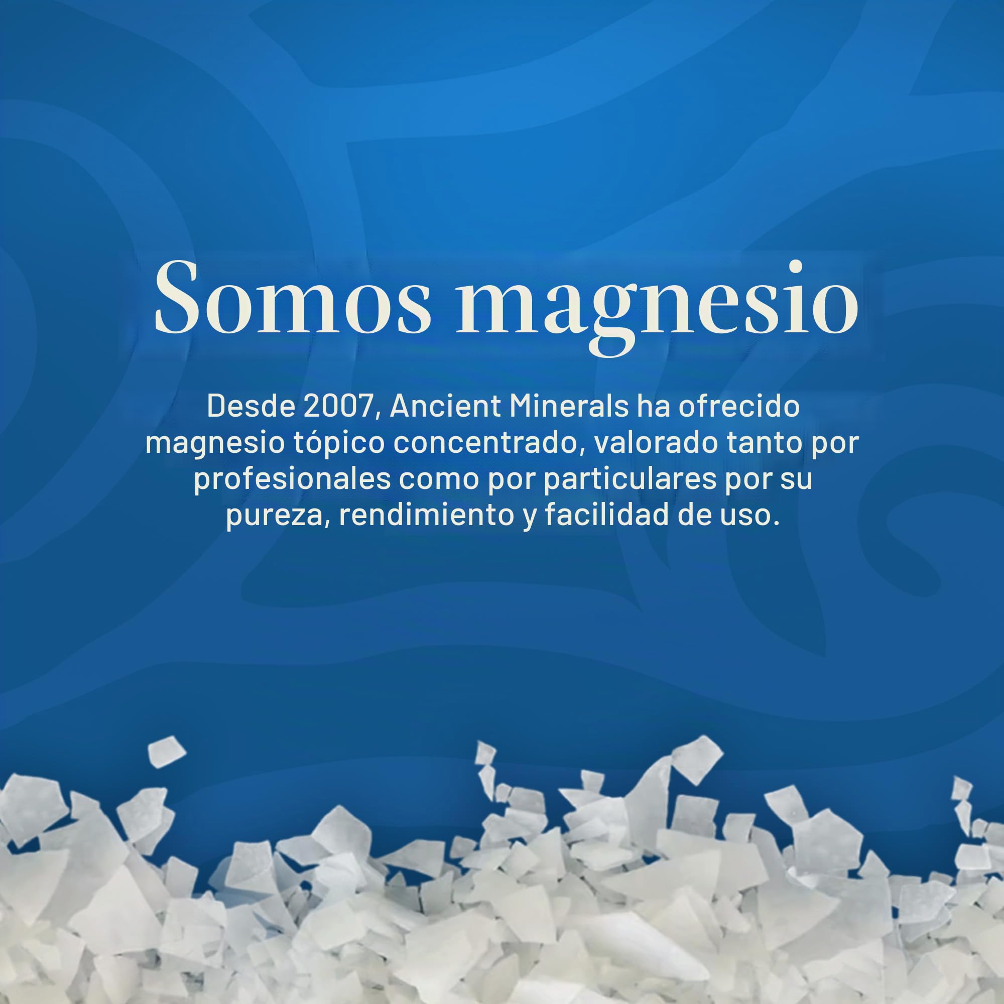 Magnesium Bath Flakes (Clinical Pack) 32lbs flakes by Ancient Minerals | Copos de cloruro de magnesio puro Zechstein para remojar y reponer todo el cuerpo. Bolsa resellable de 8 libras.