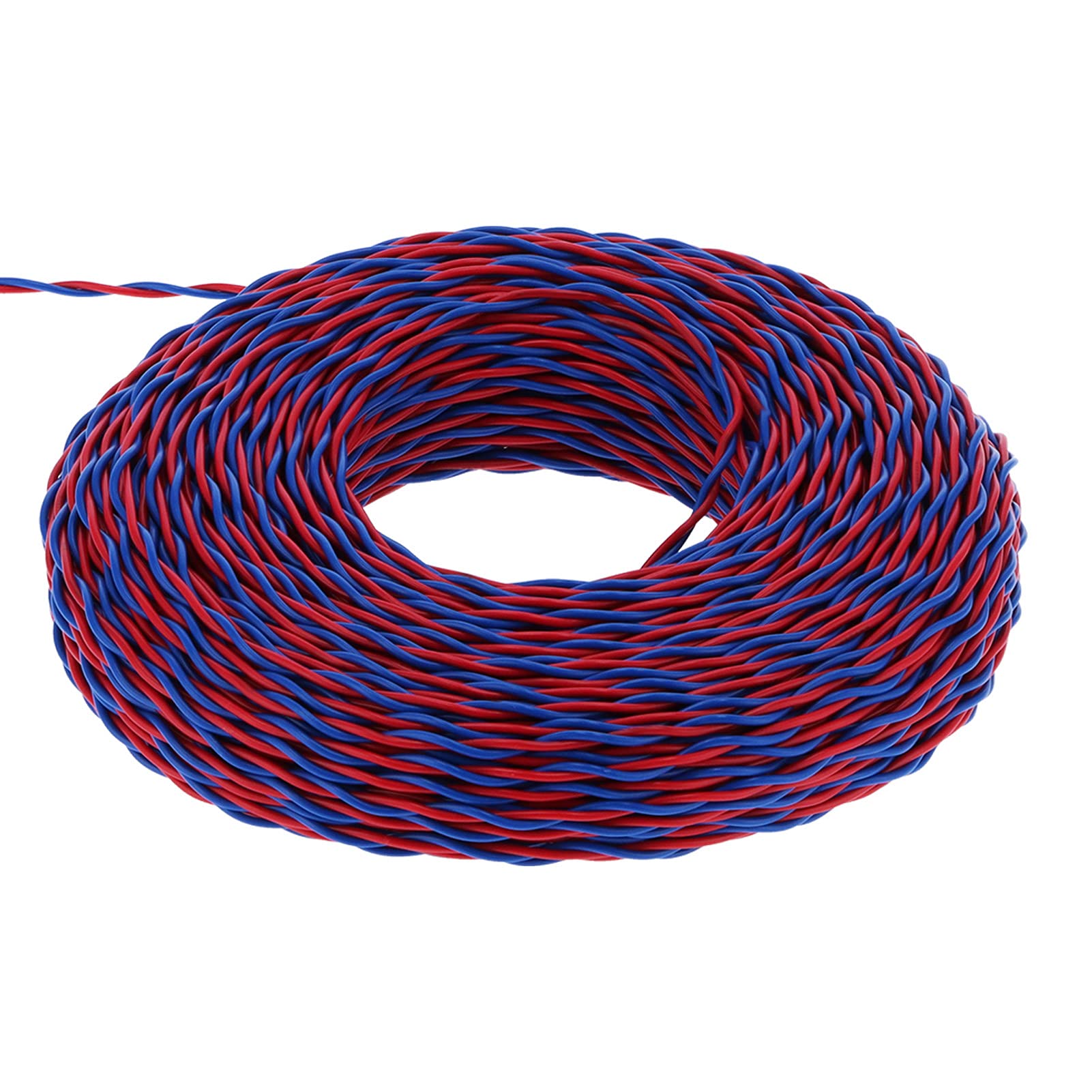 Cocoarm Przewód Elektryczny Elastyczny Przewód w Izolacji PVC 2-żyłowy Kabel Miedziany 100 M AC 300 V 176F Wartość Znamionowa 1,5 Mm² 48 X 0,2 Mm do Sprzętu AGD Małe Narzędzia Oświetlenie Elektryczne