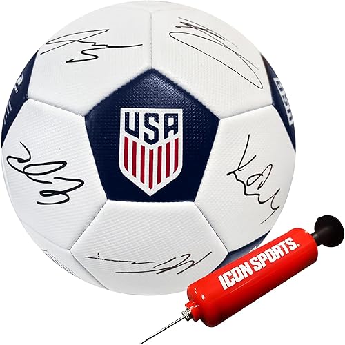 Miniatura 16 de Icon Sports Officially Licensed US Soccer Federation Soccer Ball USWNT Home