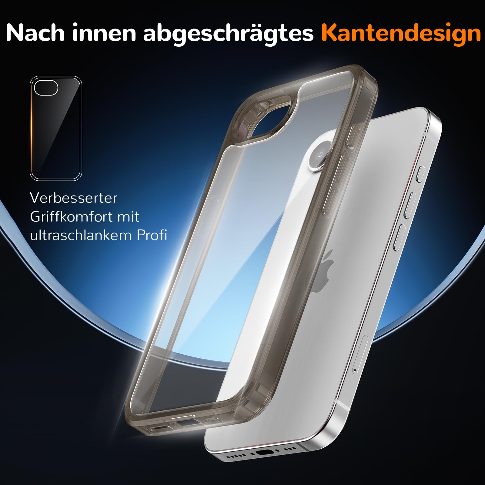 Clear Case for iPhone 15, Ultra Thin, Shockproof TPU Cover, Anti-Yellowing, Crystal Clear, Phone Case for Apple iPhone 15 - Clear — view 545