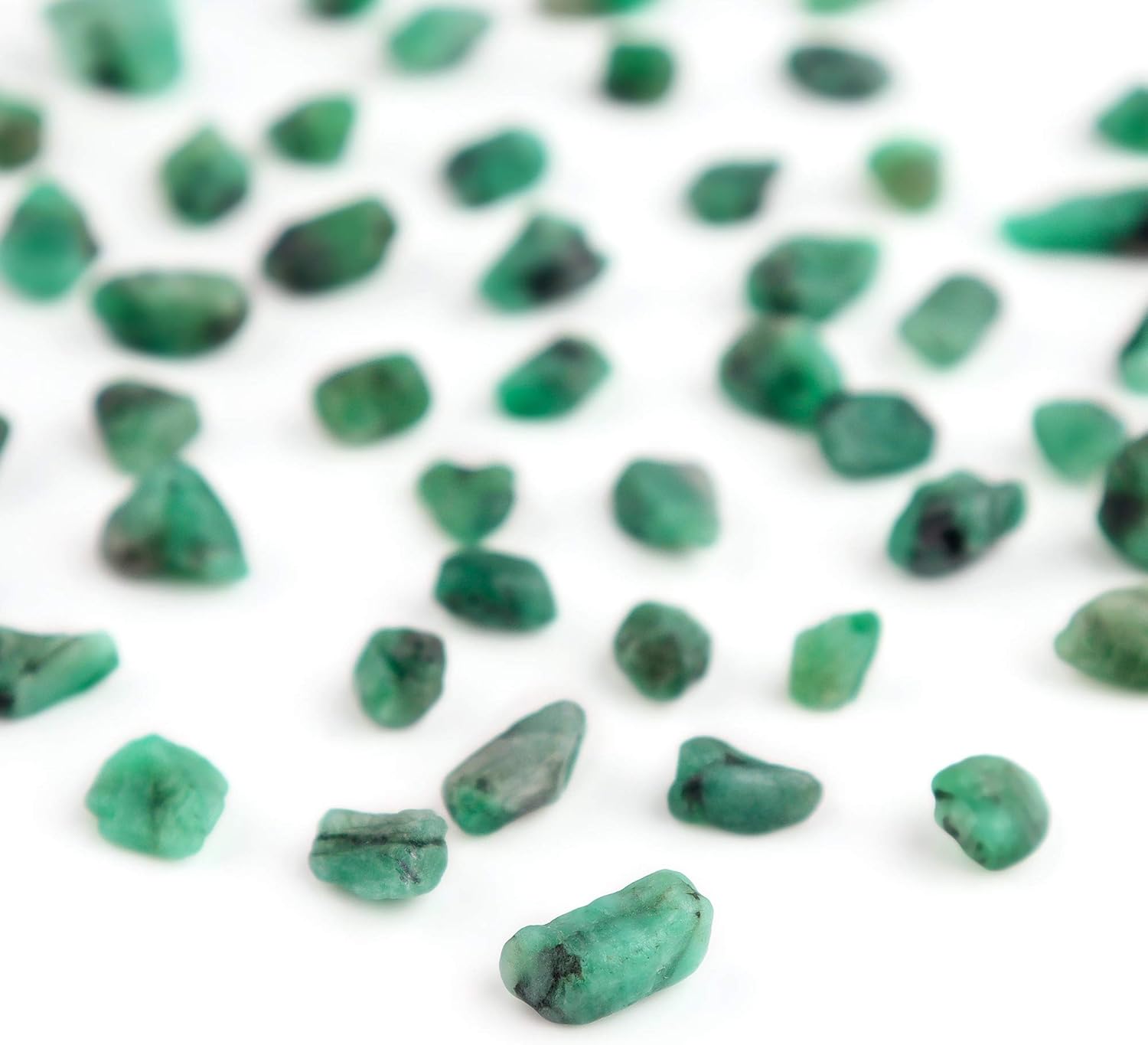 OdrillionGems 50 Carats Natural Raw Emerald Gemstone Rough Gemstone, Healing Crystals, DIY Jewelry Making, Wire Wrapping, Loose Wholesale Lot, May Birthstone - Image 2