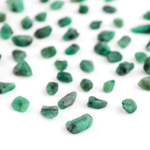 Vista 2 de 50 Carats Natural Raw Emerald Gemstone Rough Gemstone, Healing Crystals, DIY Jewelry Making, Wire Wrapping, Loose Wholesale Lot, Jewelry Gemstones