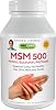 ANDREW LESSMAN MSM 500 Methyl-Sulfonyl-Methane 60 Capsules - Highly Concentrated Source of Organic Sulfur. Supports Healthy Structure and Function of Joints, Skin, Nails and Hair. No Additives