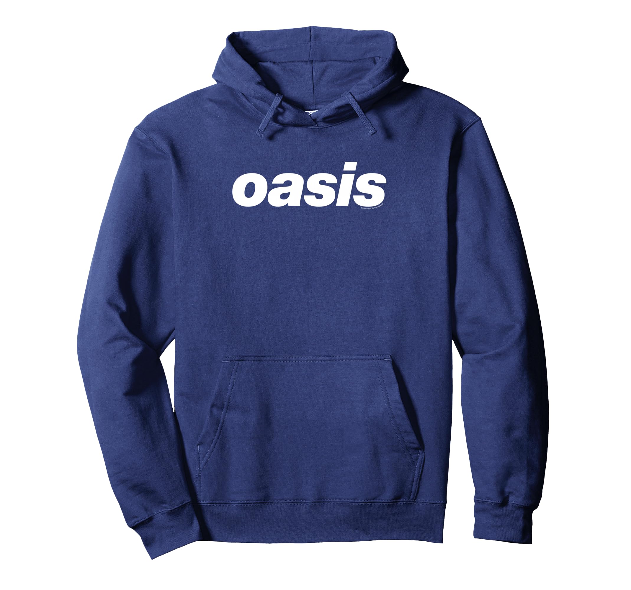 Amazon | Oasis – White Logo On Navy パーカー | トレーナー