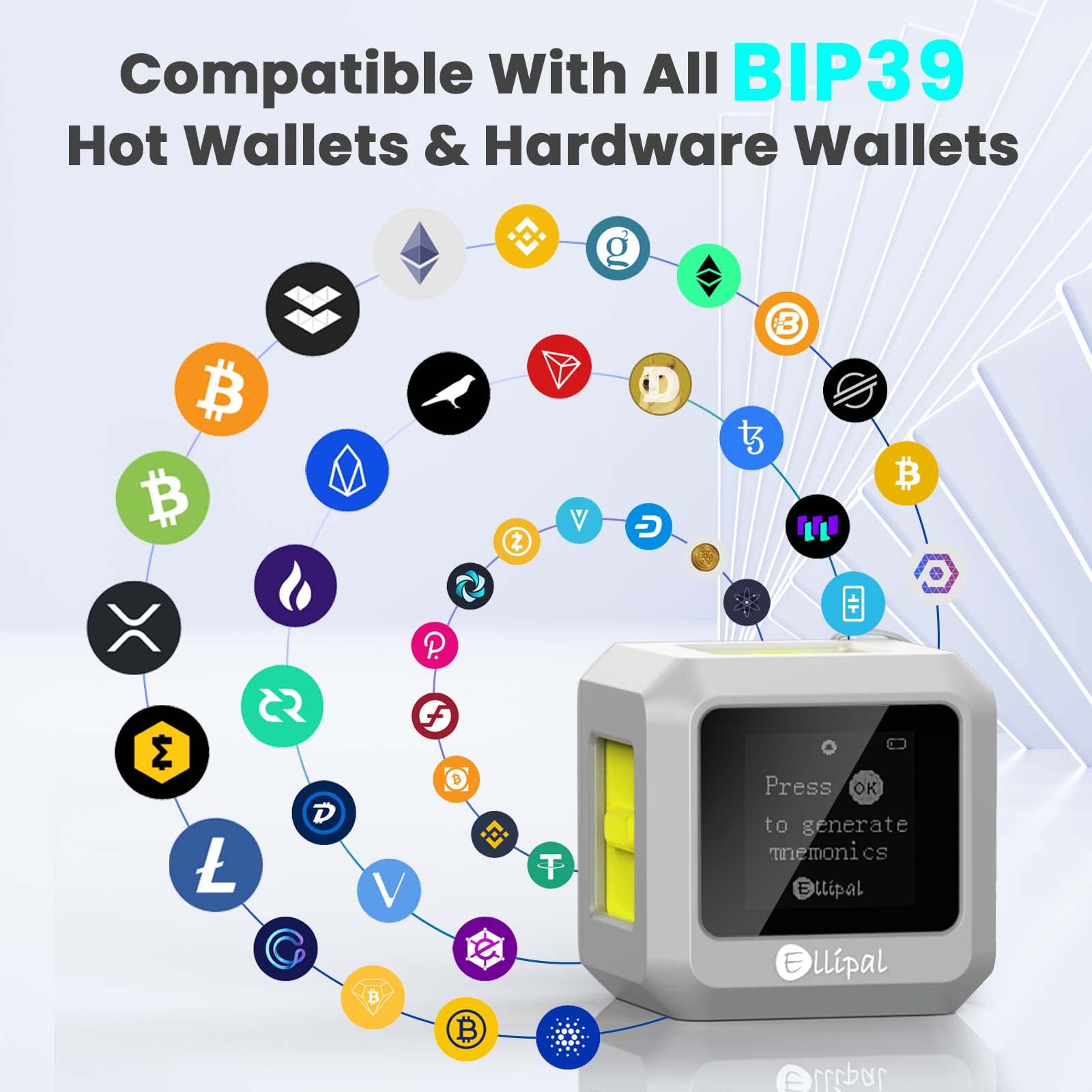 Amazon.com: ELLIPAL Generador de frases Joy Seed - Generador aleatorio de  hardware sin conexión para billetera de criptomonedas con seguridad,  números aleatorios de 32 bits, código abierto, compatible con : Ropa,  Zapatos