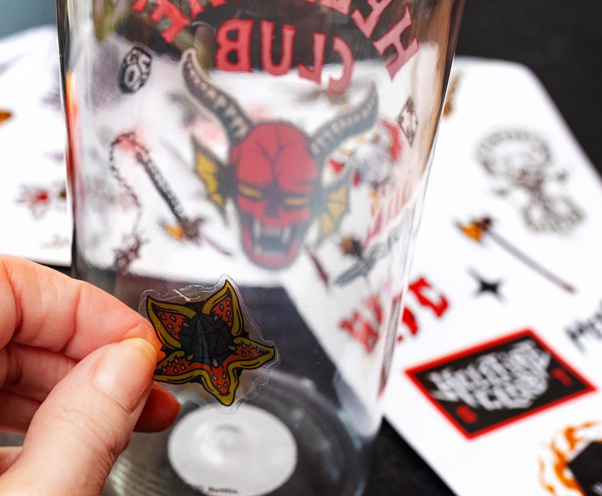 Amazon.com: Toynk Stranger Things Hellfire Club Twist Spout Water