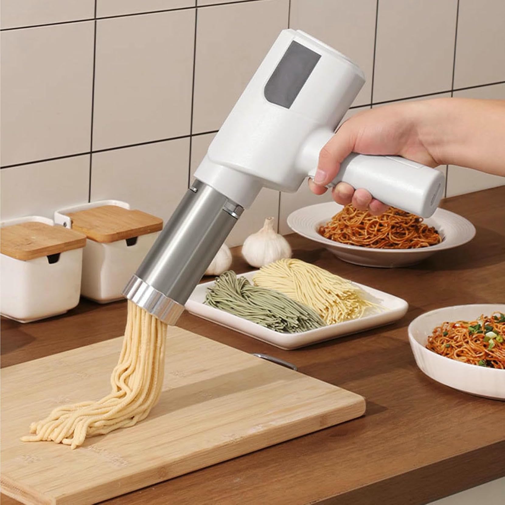 pressa per tagliatelle， Con 5 stampi for pasta