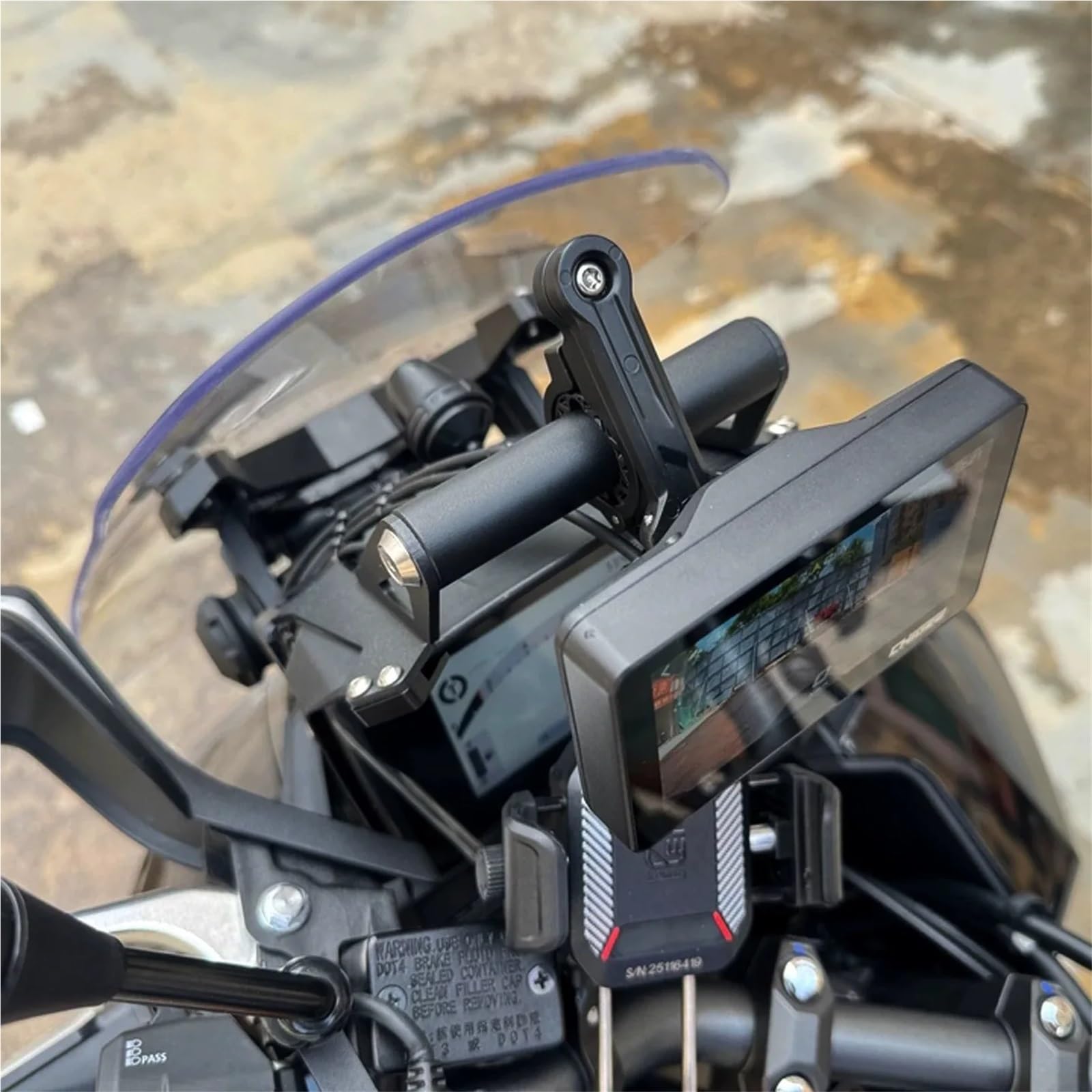 Pasuje do Honda ADV 350 2022-2025 Akcesoria do nawigacji GPS Uchwyt na telefon komórkowy Stojak 22 mm Motocyklowy uchwyt do nawigacji