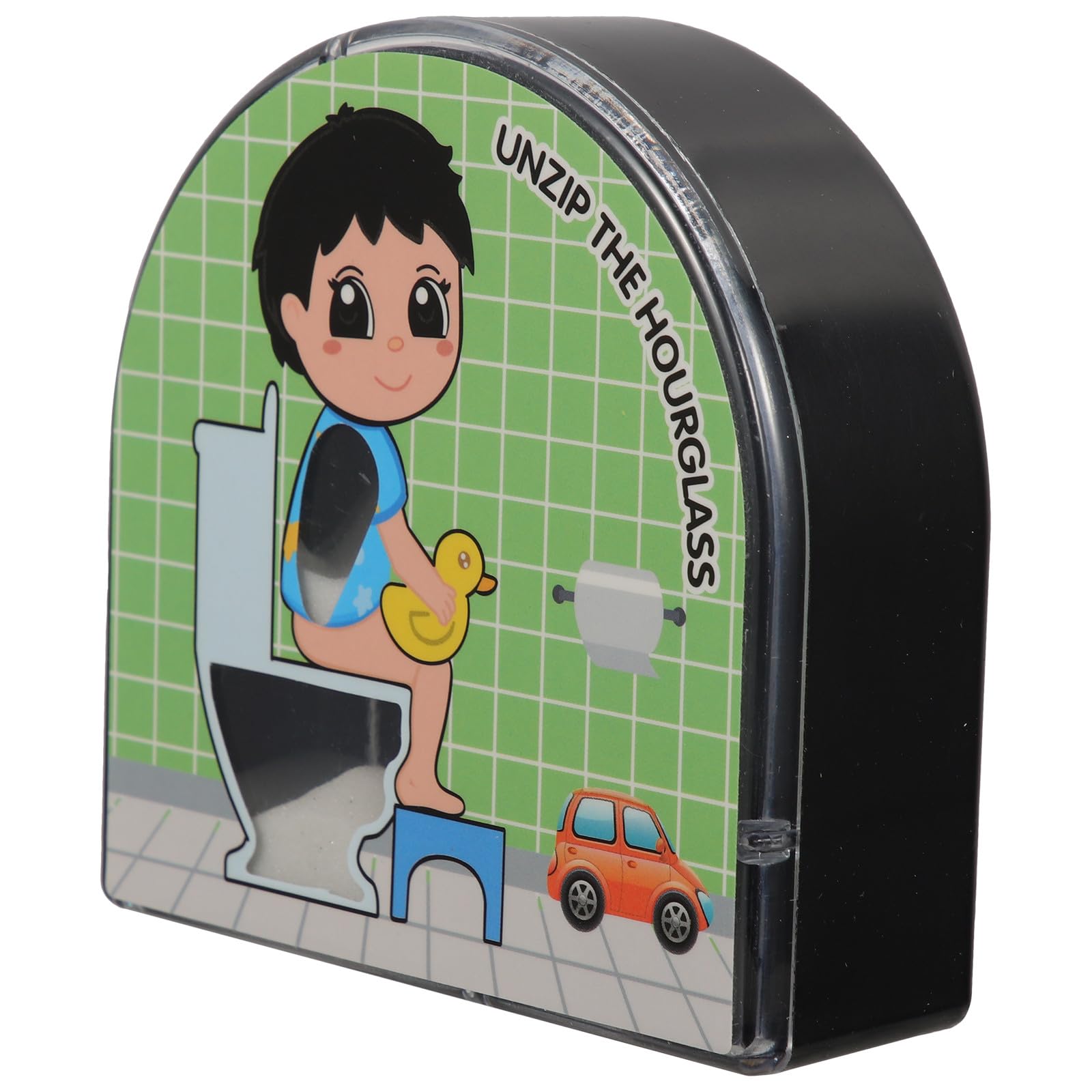 Reloj de arena de 5 minutos fabricado en ABS y PC de alta resistencia decorativo para baño