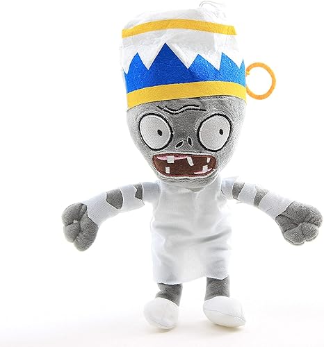 Miniatura 6 de Juego de juguetes de peluche para empujador de huevos, diablillo y bandido, zombi y buckethead, momia zombi, figuras de peluche, juego de 3 piezas