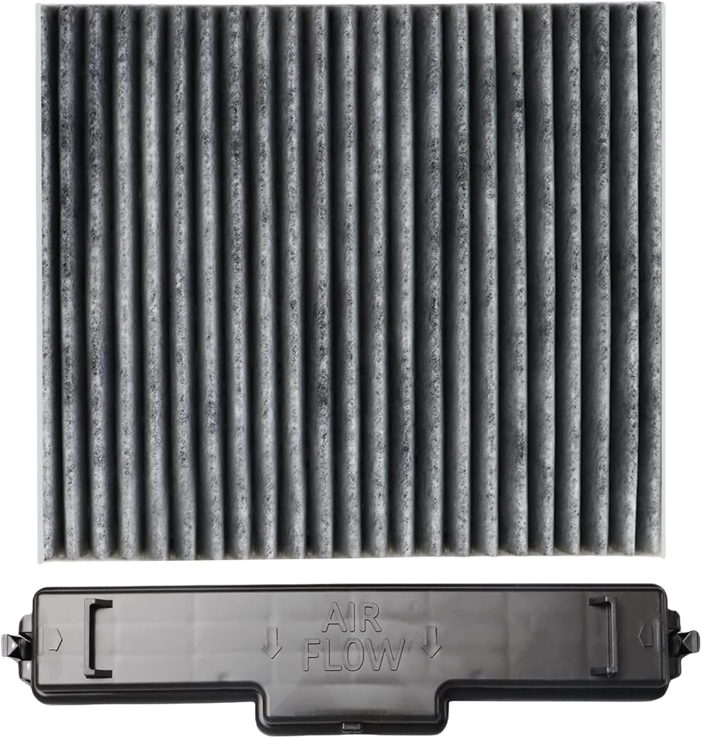 Upgraded Activated Carbon Cabin Air Filter & Filter Access Door Fits for Dodge Ram 1500 2500 3500 Dodge Avengers, caliber, Tour, Compass, Patriot, Chrysler 200,Replace#：68318365AA, 68052292AA