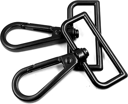 10 piezas de 1.5" (38 mm) de diámetro interior anillo D hebilla equipaje hebilla langosta garra giratoria