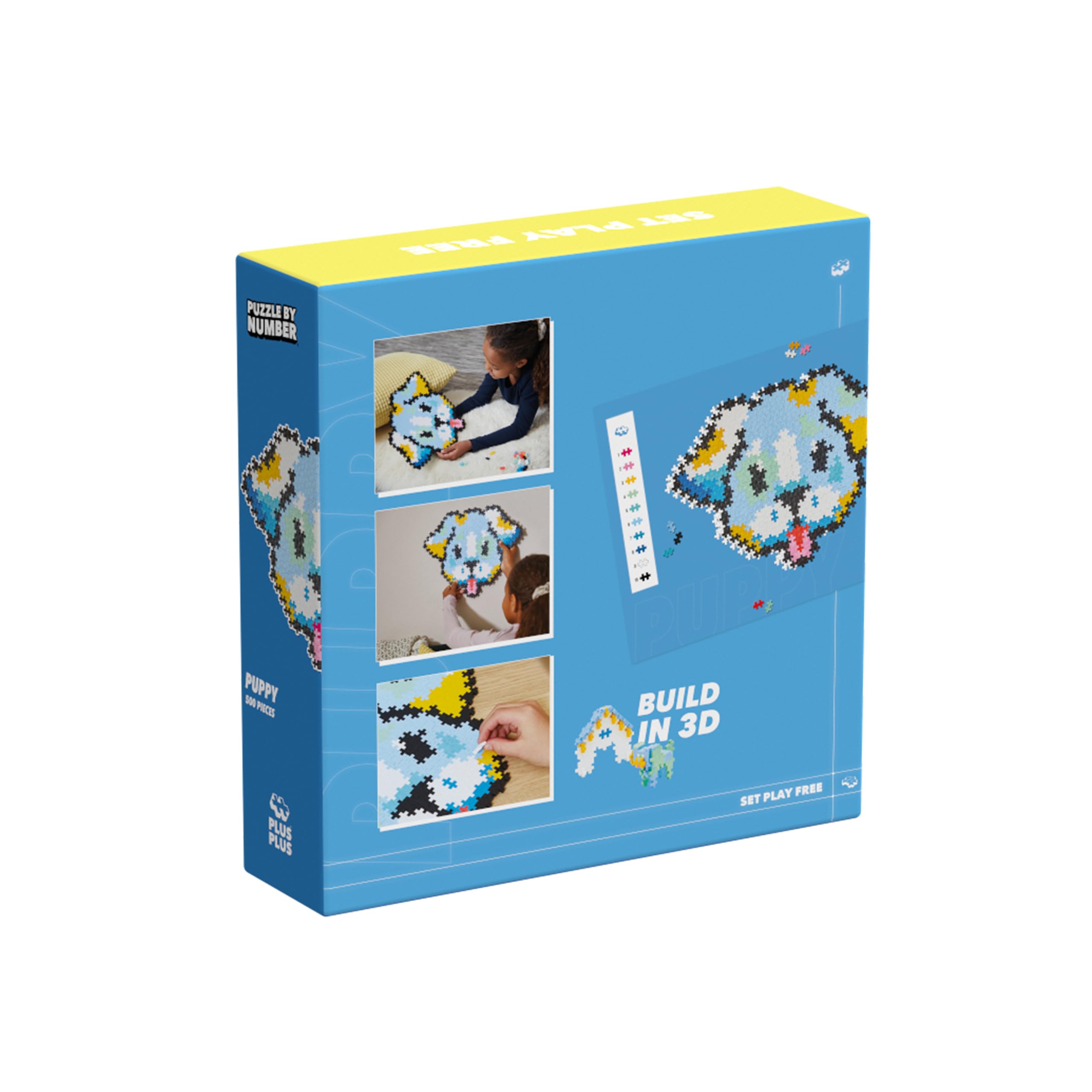 Plus Plus Building Blocks Toy 500 Pc Puzzle By Number | Desertcart