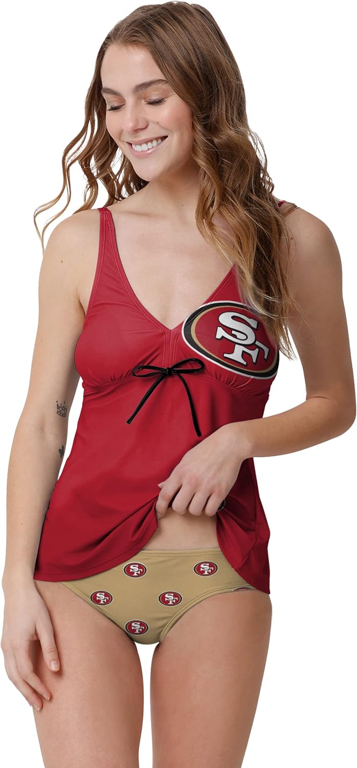 FOCO San Francisco 49ers NFL Womens Summertime Bikini Bottom - S