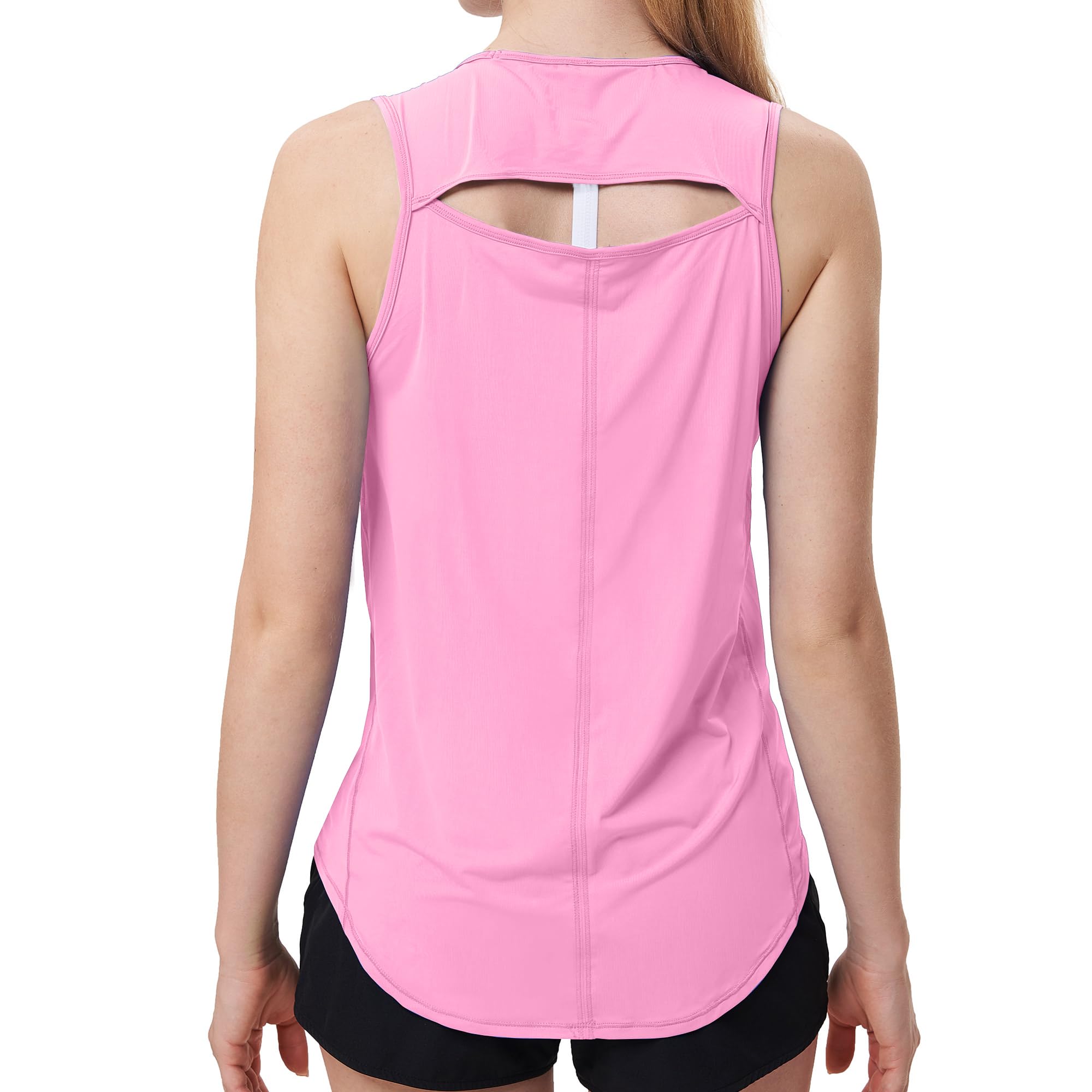 Women's Workout Tops for Women Cool-Dry Sleeveless Exercise Running Shirts Athletic Tops for Women