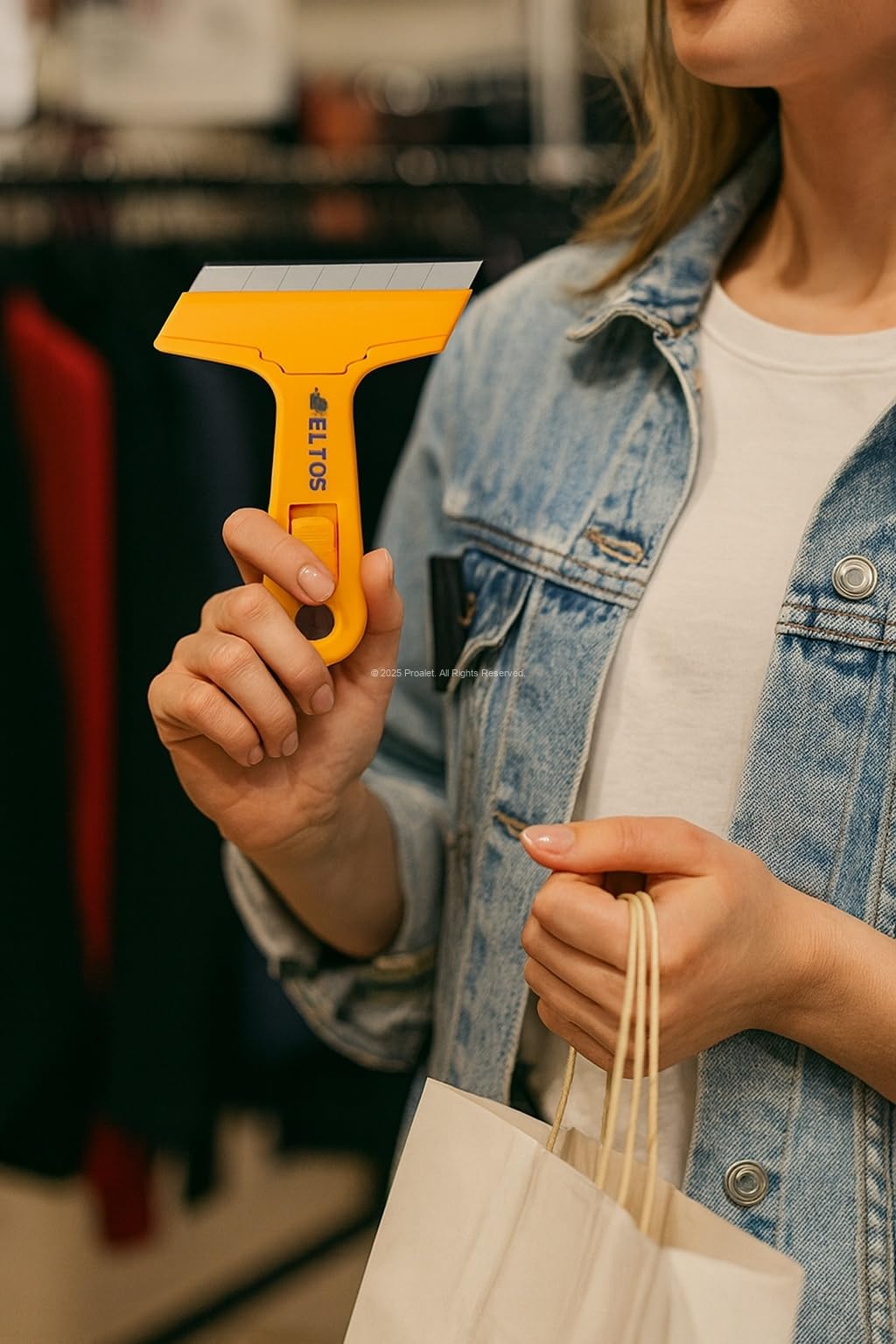 Eltos Cam Kazıma Bıçağı, Plastik, Çelik Uçlu, Ergonomik Sap, Etiket ve Boya Kalıntısı Temizleyici, 100 mm Bıçaklı, Cam, Mermer, Fırın ve Boya Temizliği için Kazıyıcı, Profesyonel, Yedek Bıçaklı