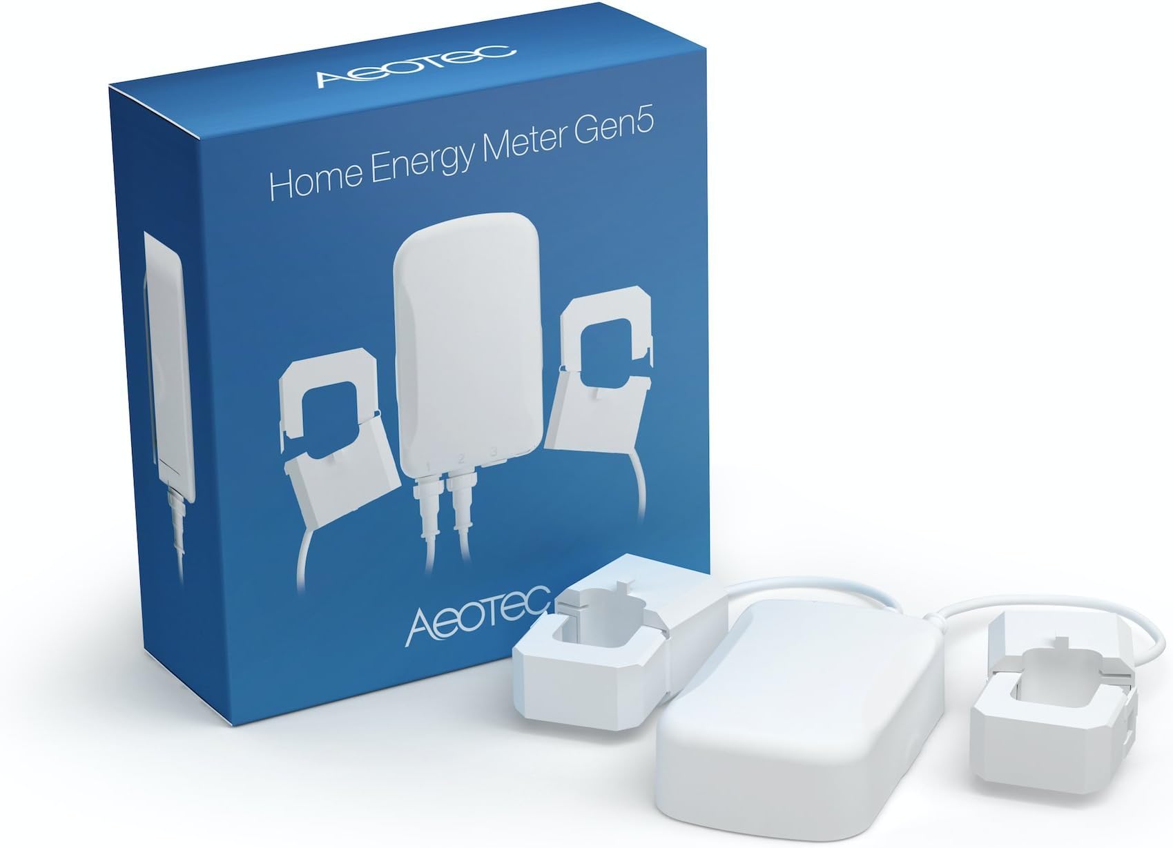 by Aeon Labs ZW095 ZW095-A Home Energy Meter Gen5 Zwave Power Monitor Small White