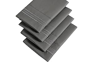 YIYEA Gray Luxury Pillow Cases