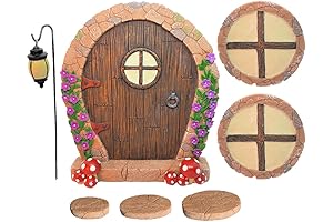 Fairy Doors for Trees, Whimsical Doorway for Outdoor Fairies