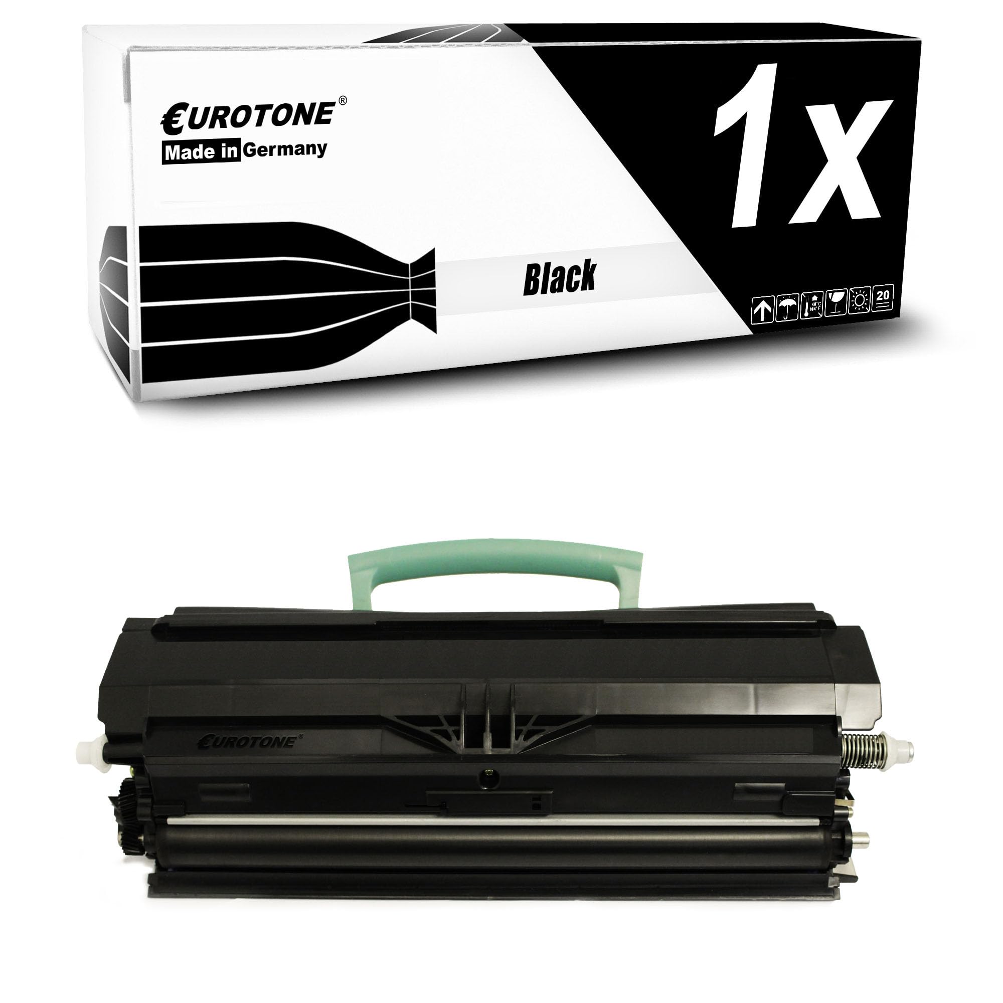 Eurotone Toner toner kompatybilny jako zamiennik do Lexmark X264 X363 X364 zastępuje 00X264H11G Black czarny