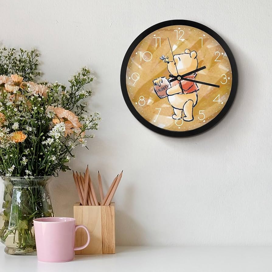 Amazon.co.jp: くまのプーさん アニメ 壁掛け時計 かけ時計