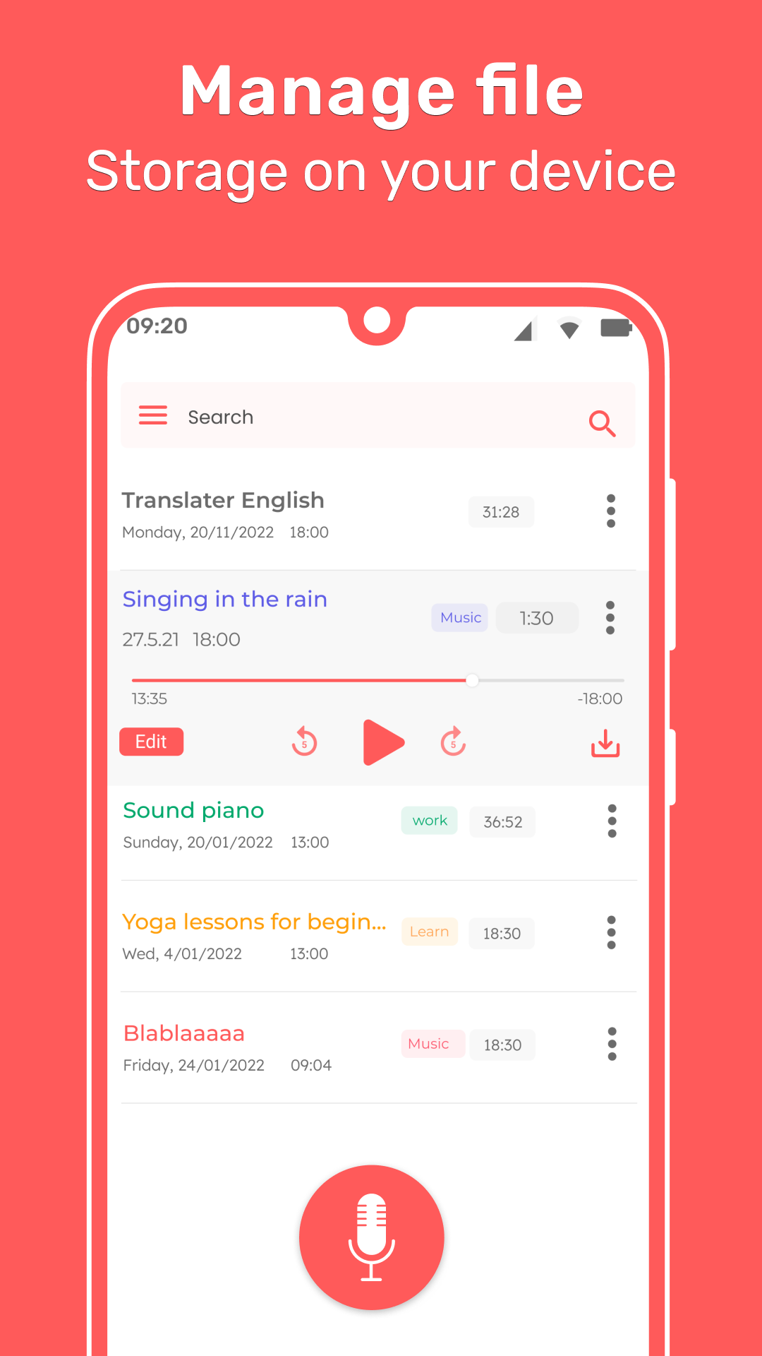 Voice Recorder - Voice memos - App on Amazon Appstore