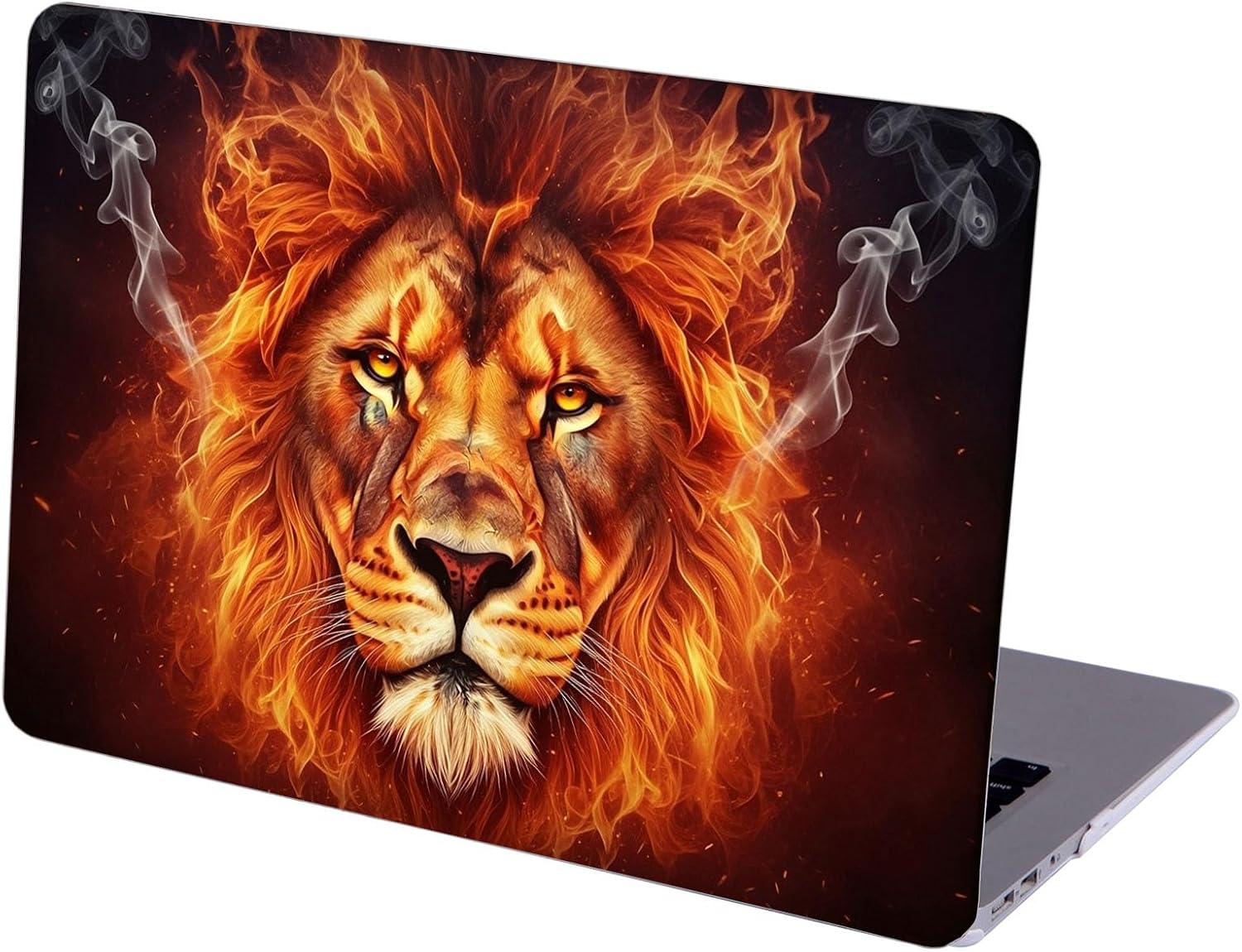 Compatible with MacBook Neo 13-inch, Hard Shell Case with Keyboard Cover and Screen Protector (A3404 A18 Pro chip, 2026 Release) - Lions MC21112