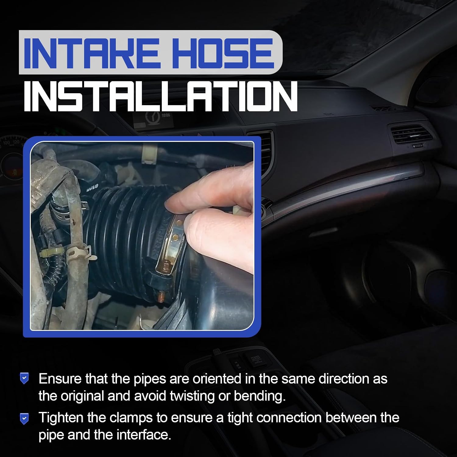 17228-5LA-A00 Air Cleaner Intake Hose Tube For 2015-2016 Honda CR-V CRV 2.4L Replaces# 172285LAA00