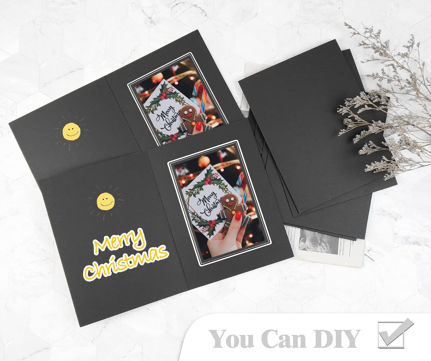 Golden State Art, Confezione da 100 raccoglitori per foto, 10 x 15 cm, colore: nero con fodera argentata
