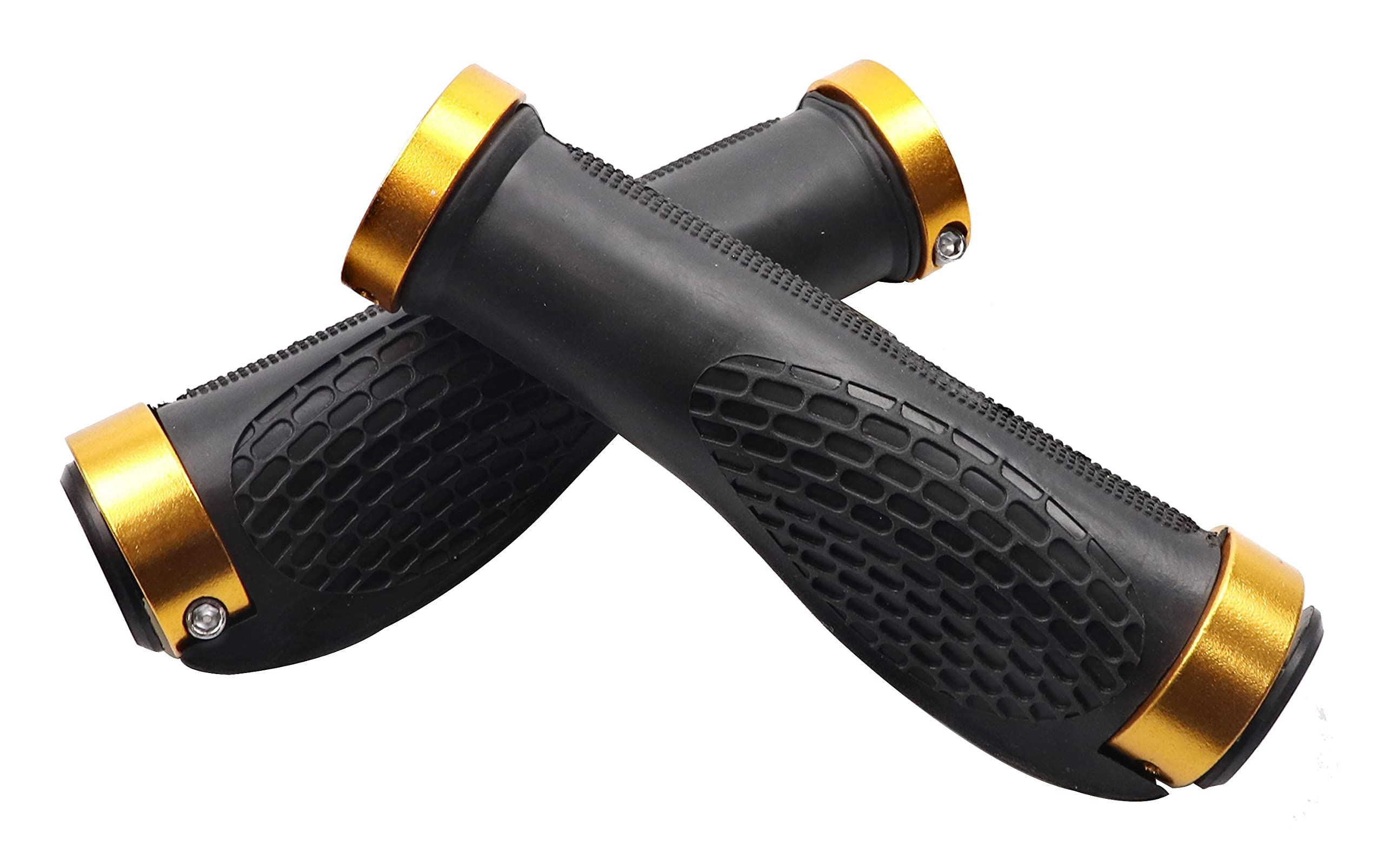 Gold bicycle/scooter Handle bar grip MTB Road bicycle handlebar grip. non slip. double fixation. Scooter Handle bar grips