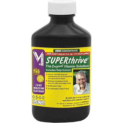 SUPERthrive The Original Vitamin Solution - Liquid Concentrate, May Add to Any Fertilizing Program, 4 fl. oz.