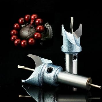 Buddha Beads Milling Cutter DIY Hand Tools Carbide Woodworking Ball Pearls Special Drill Bit,30x10mm